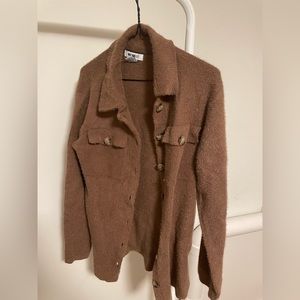 Perfect condition brown button cardigan.